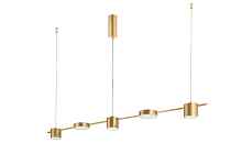 Светильник подвесной Crystal Lux TRISTAN SP5 L1200 GOLD - цена и фото Светильник подвесной Crystal Lux TRISTAN SP5 L1200 GOLD - цена и фото